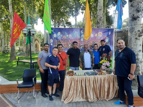 جشن عید غدیر در کمپ تیم های ملی کشتی